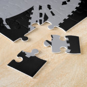 Silver Gray Snowmobiler Legpuzzel (Zijkant)