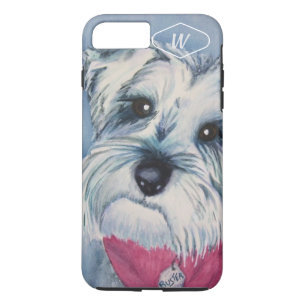 SILVER GRAY SWEET SCHNAUZER Case-Mate iPhone CASE