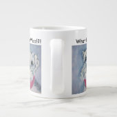 SILVER GRAY SWEET SCHNAUZER GROTE KOFFIEKOP (Achterkant)