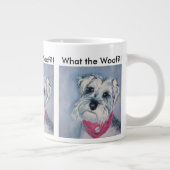 SILVER GRAY SWEET SCHNAUZER GROTE KOFFIEKOP (Rechts)