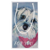 SILVER GRAY SWEET SCHNAUZER KLEIN CADEAUZAKJE (Achterkant)