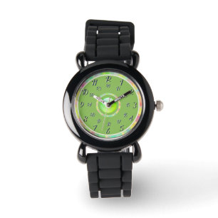 Silver Green Watch Horloge