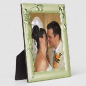 Silver Green Weddenschap Tinted & Flowers 1 Foto t Fotoplaat (Zijkant)