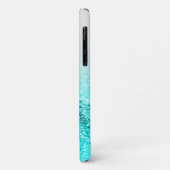 Silver Grey Aqua Blauwgroen Ocean Glitter #1 Case-Mate iPhone Case (Achterkant/links)