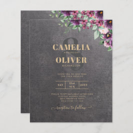 Silver Grey Berry Floral Wedding Winter Herfst