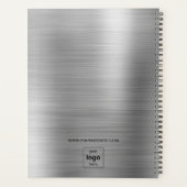 Silver Grey Business Logo 2024 Planner (Achterkant)