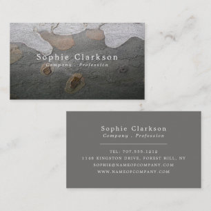 Silver Grey Chapped Wood Effect, Rustisch Visitekaartje