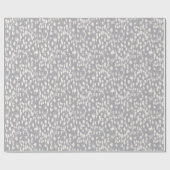 Silver Grey Chic Elegant Modern Abstract Cool Cadeaupapier (Vlak)