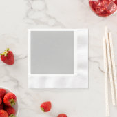 Silver Grey Coined Cocktail Papier servet (Insitu)