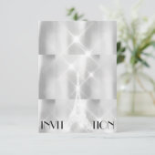 Silver Grey Eiffel Tower Paris Vrijgezellenfeest E Kaart (Staand voorkant)