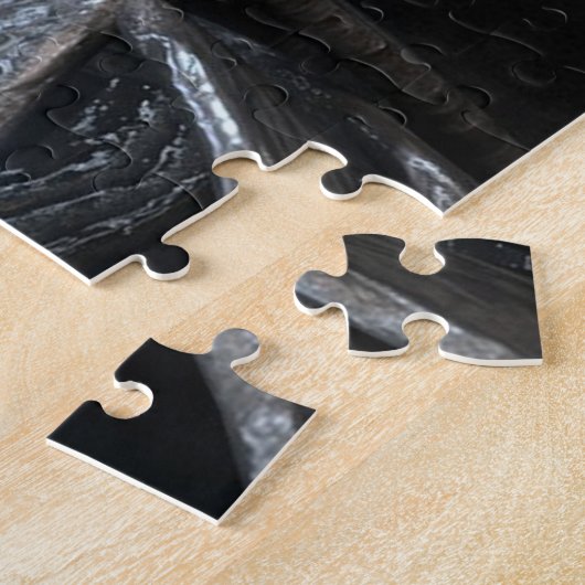 Silver Grey Electric Guitar Legpuzzel (Zijkant)