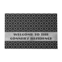 Silver Grey Flowers Patroon