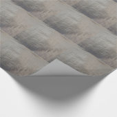 Silver Grey Foiled Fabric Kijk Cadeaupapier (Hoek)