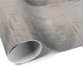 Silver Grey Foiled Fabric Kijk Cadeaupapier (Rol Hoek)