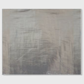 Silver Grey Foiled Fabric Kijk uit Cadeaupapier (Vlak)