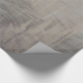 Silver Grey Foiled Fabric Kijk uit Cadeaupapier (Hoek)