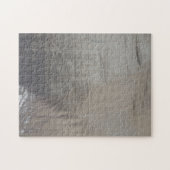Silver Grey Foiled Fabric Kijk uit Legpuzzel (Horizontaal)