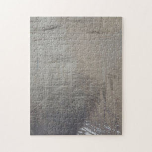 Silver Grey Foiled Fabric Kijk uit Legpuzzel