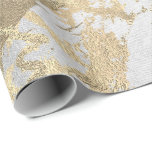 Silver Grey Foxier Gold Marble Shiny Metallic VIP Cadeaupapier<br><div class="desc">Minimalisme en elegantie,  afhankelijk van de werkelijke ontwikkeling van de binnenbekleding. Voor veel luxe glam-gelegenheden</div>
