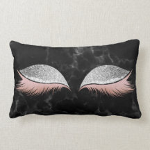 Silver Grey Glitter Black Glam Makeup Marble Black