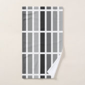 Silver Grey Hues Bad Handdoek (Handdoek)