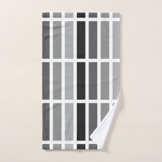 Silver Grey Hues Bad Handdoek (Handdoek)