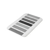 Silver Grey Hues Badmat (Gekanteld)