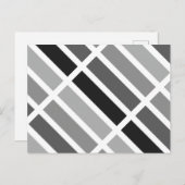 Silver Grey Hues Briefkaart (Voorkant / Achterkant)