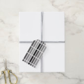 Silver Grey Hues Cadeaulabel (Met Touw)