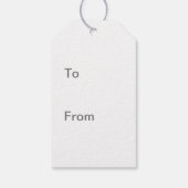 Silver Grey Hues Cadeaulabel (Achterkant)