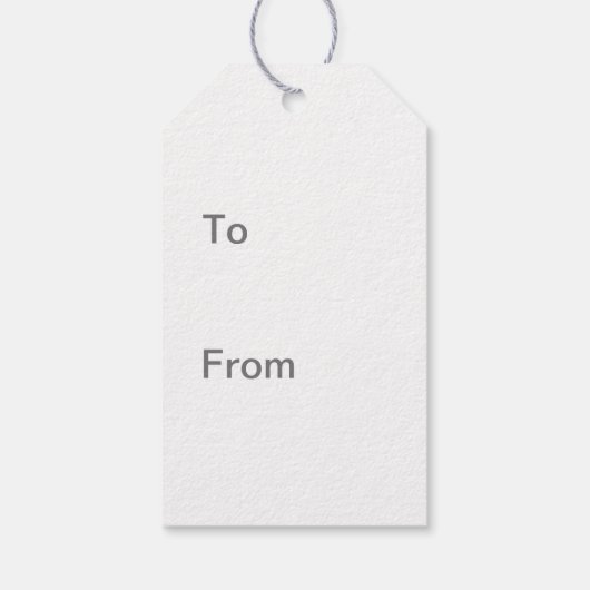 Silver Grey Hues Cadeaulabel (Achterkant)