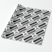 Silver Grey Hues Cadeaupapier (Uitgerold)