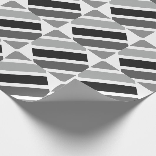 Silver Grey Hues Cadeaupapier (Hoek)