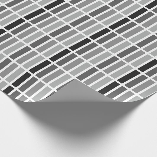 Silver Grey Hues Cadeaupapier (Hoek)