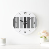 Silver Grey Hues Grote Klok (Huis)