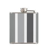 Silver Grey Hues Heupfles (Achterkant)