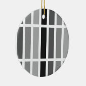Silver Grey Hues Keramisch Ornament (Rechts)