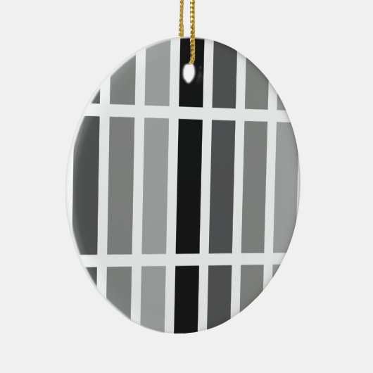 Silver Grey Hues Keramisch Ornament (Rechts)