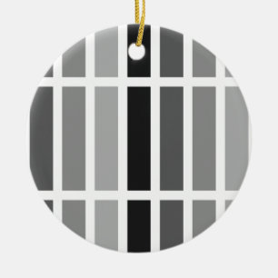 Silver Grey Hues Keramisch Ornament