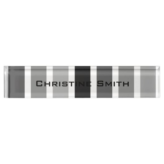 Silver Grey Hues Naambordje (Voorkant)