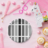 Silver Grey Hues Papieren Bordje (Feest)