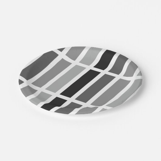 Silver Grey Hues Papieren Bordje (Gekanteld)