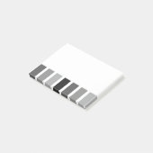 Silver Grey Hues Post-it® Notes (Schuin)