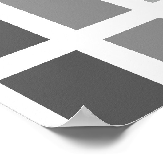 Silver Grey Hues Poster (Hoek)