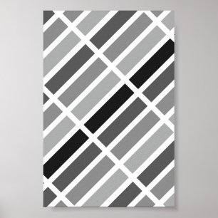 Silver Grey Hues Poster