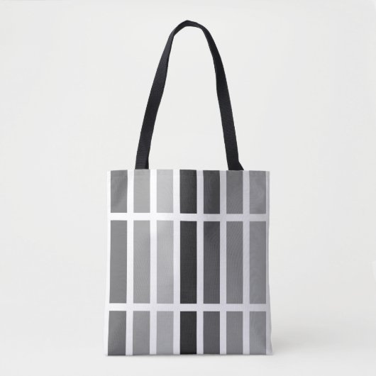 Silver Grey Hues Tote Bag (Voorkant)
