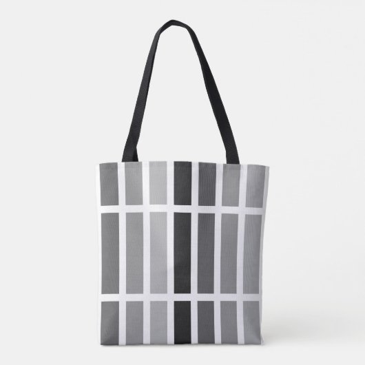 Silver Grey Hues Tote Bag (Achterkant)