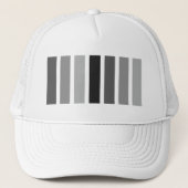 Silver Grey Hues Trucker Pet (Voorkant)