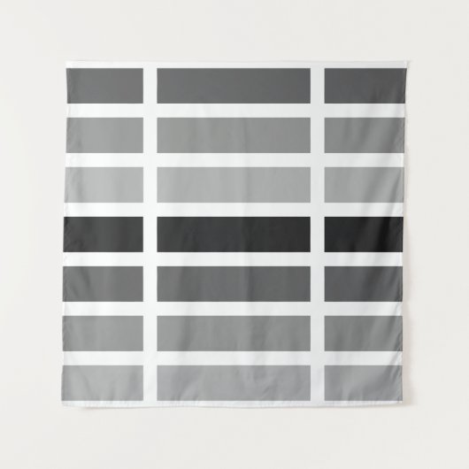 Silver Grey Hues Wandkleed (Voorkant (horizontaal))