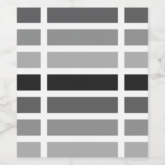 Silver Grey Hues Wijn Etiket (Enkel label)